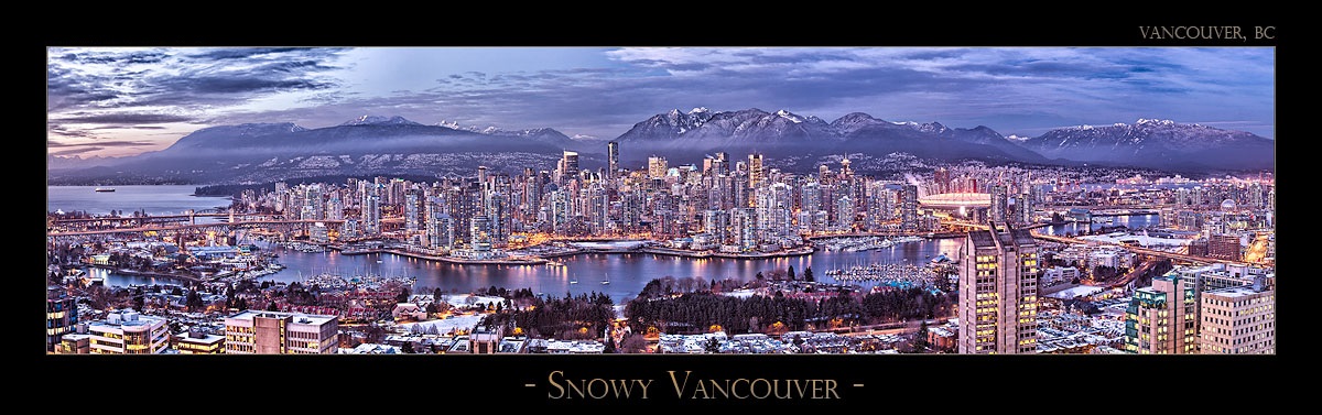Snowy Vancouver