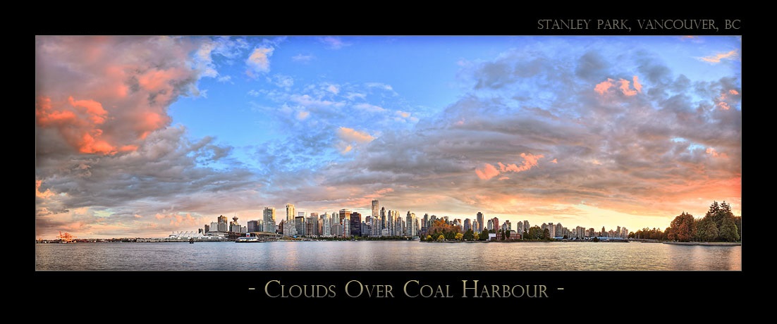 Clouds Over Coal Harbour - 7170