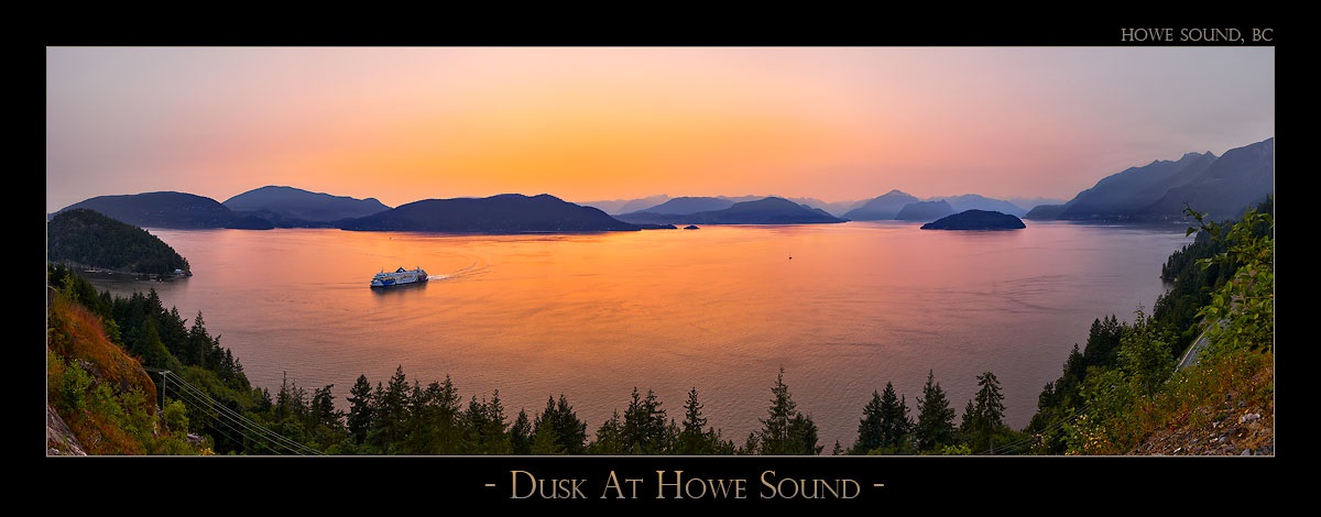 Dusk At Howe Sound