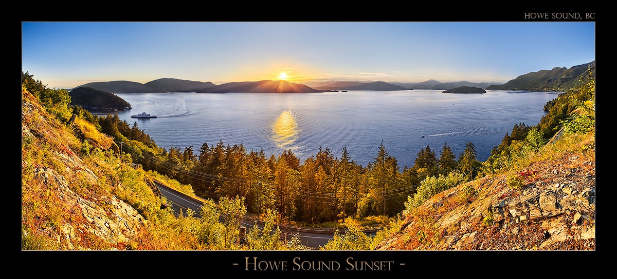 Howe Sound Sunset