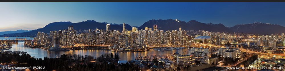 PA010-Brilliant-Vancouver-Skyline-False-Creek-BC-Canada-Downtown-City-Panoramic-Panorama-Chris-Collacott-avision.ca
